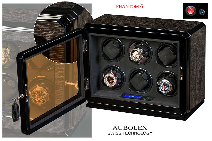 Шкатулка для автоподзавода часов Phantom 6W [230029]