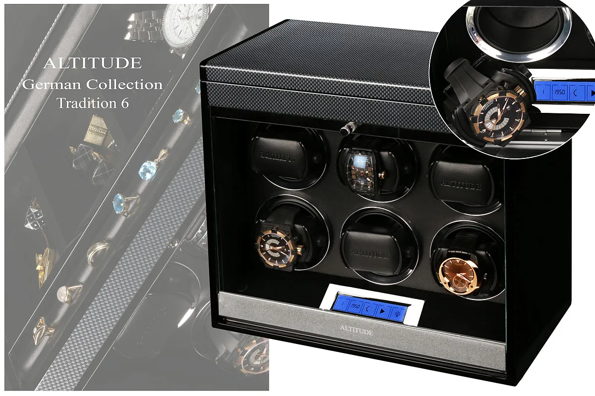 Шкатулка для автоподзавода 6-ти часов TRADITION T6TB [220260]
