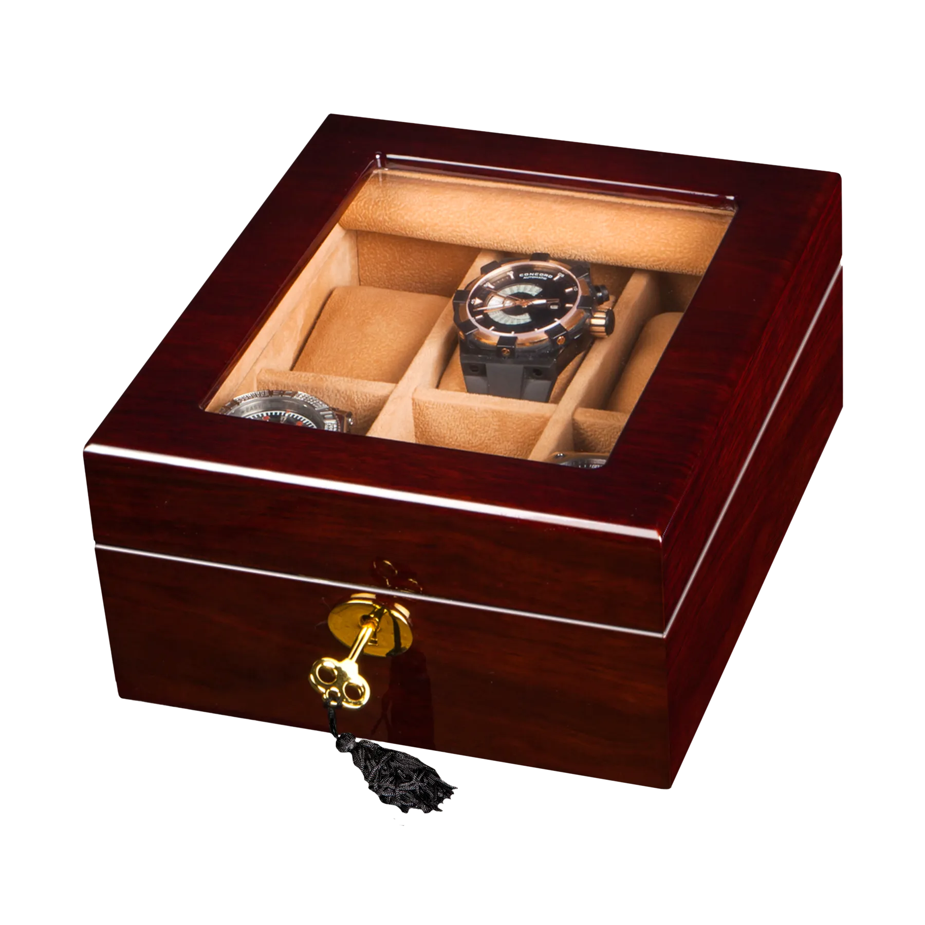 Шкатулка для хранения 6-ти часов 3091Mahogany [480033]