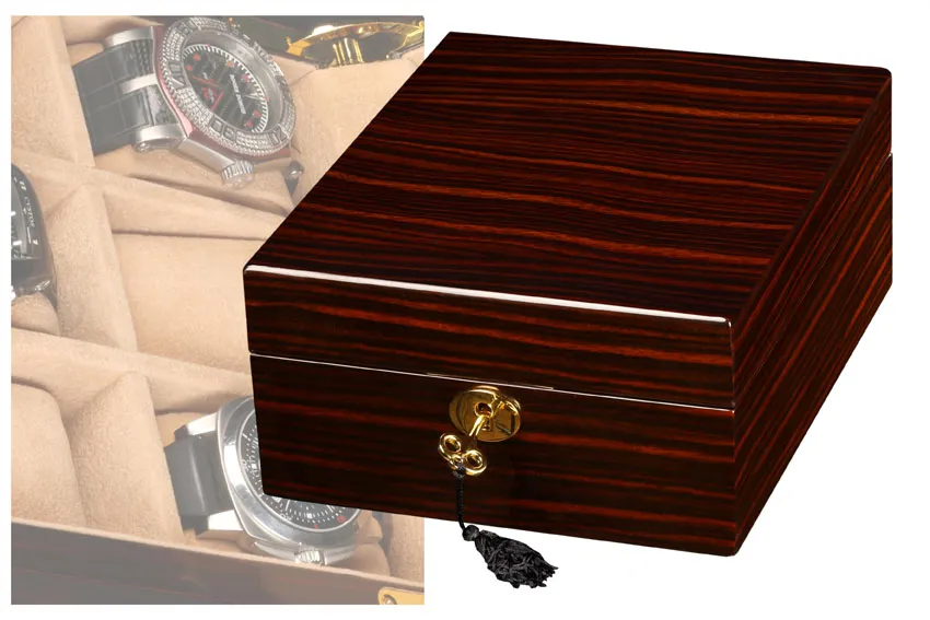 Шкатулка для хранения 6-ти часов 3091Walnut [480032]