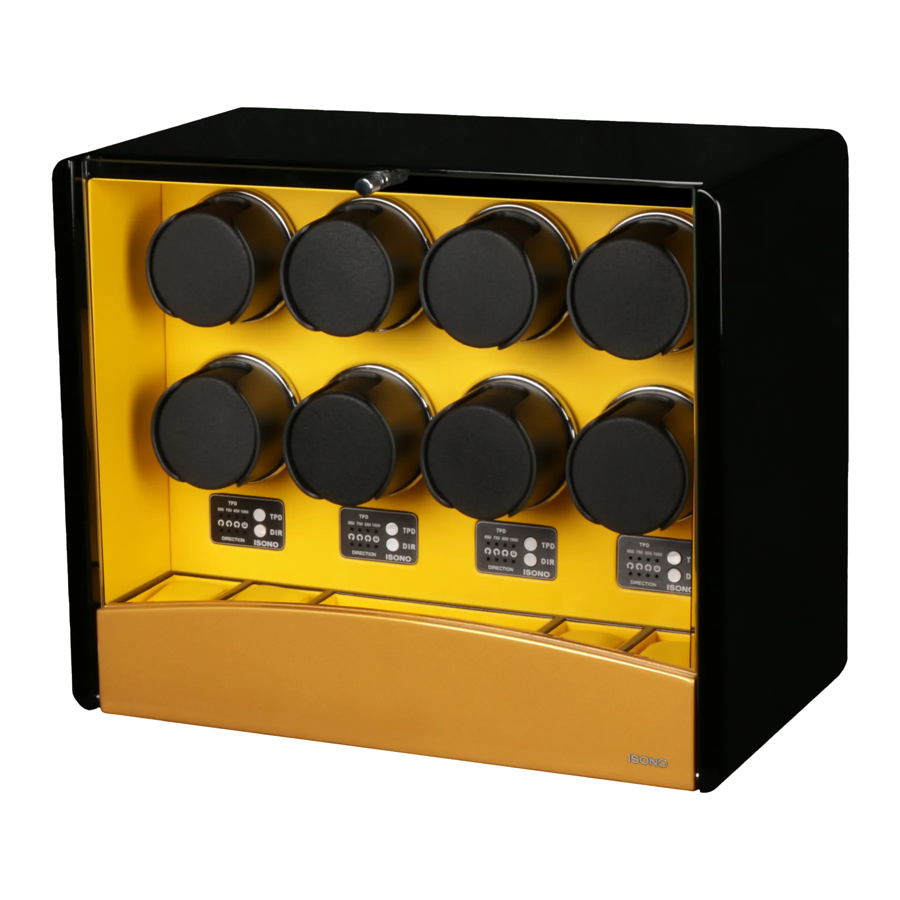 Шкатулка для автоподзавода 8-ми часов O8-GOLEN-YELLOW [380024]