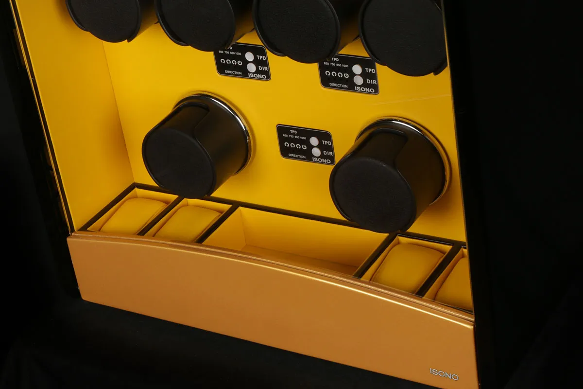 Шкатулка для автоподзавода 8-ми часов O8-GOLEN-YELLOW [380024]