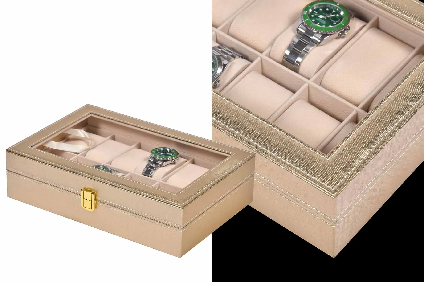 Шкатулка для хранения 12-ти часов Eco 12GOLD [410056]