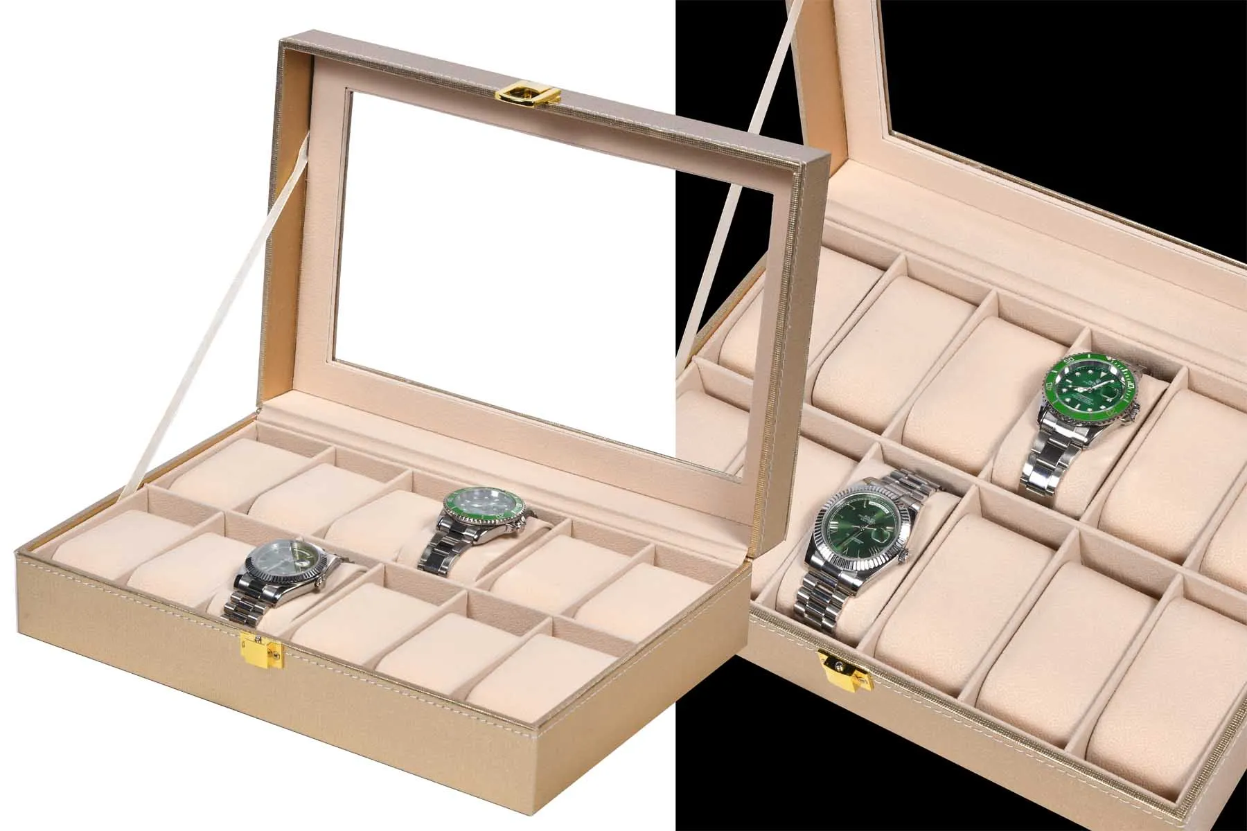 Шкатулка для хранения 12-ти часов Eco 12GOLD [410056]