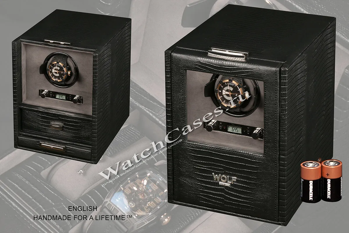 Шкатулка для автоподзавода 1-х часов Wolf 460658 [500043]