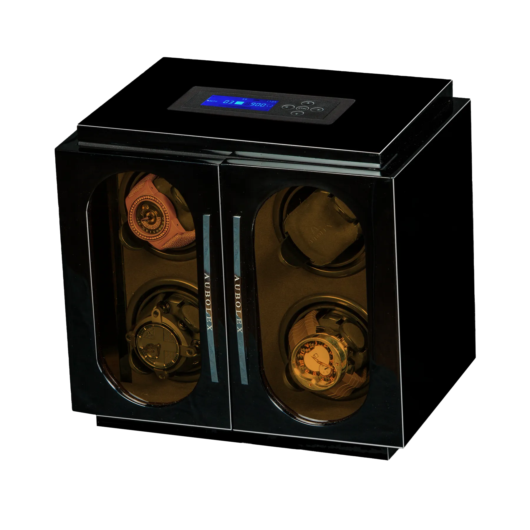 Шкатулка для автоподзавода 4-х часов ACADEMIA 4 13804B [230017]