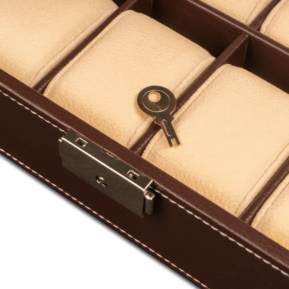 Шкатулка для хранения 12-ти часов Leather 012B [440063]