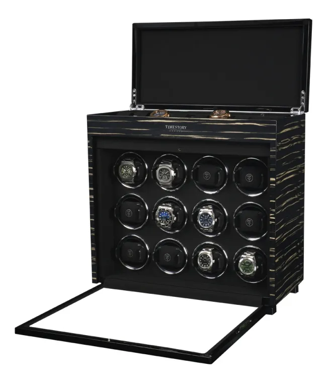Шкатулка для автоподзавода 12-ти часов и хранения TOWER 012Z [441148]