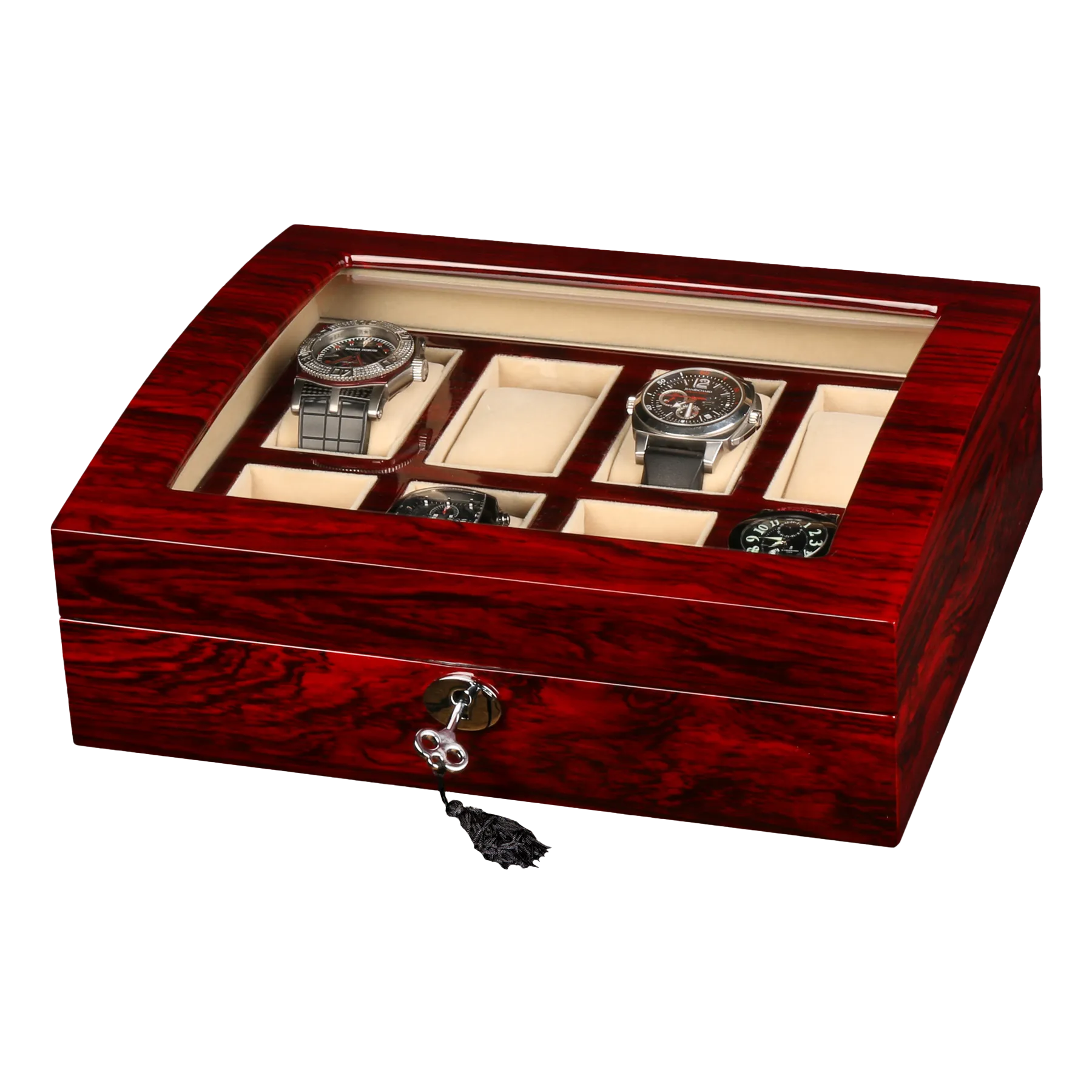 Шкатулка для хранения 8-ми часов 3034Mahogany [480006]