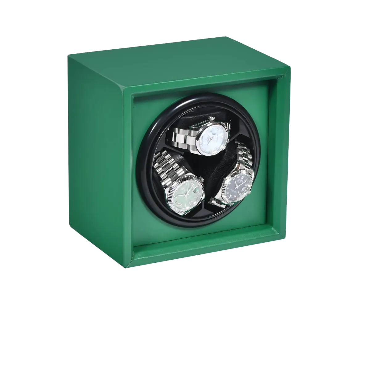 Шкатулка для автоподзавода 3-х часов KD-100Green [510077]
