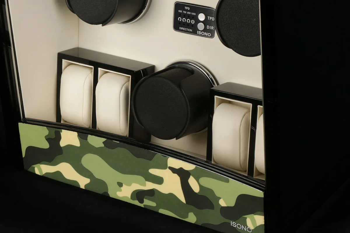 Шкатулка для автоподзавода 3-х часов O3-CAMO-WHITE [380006]