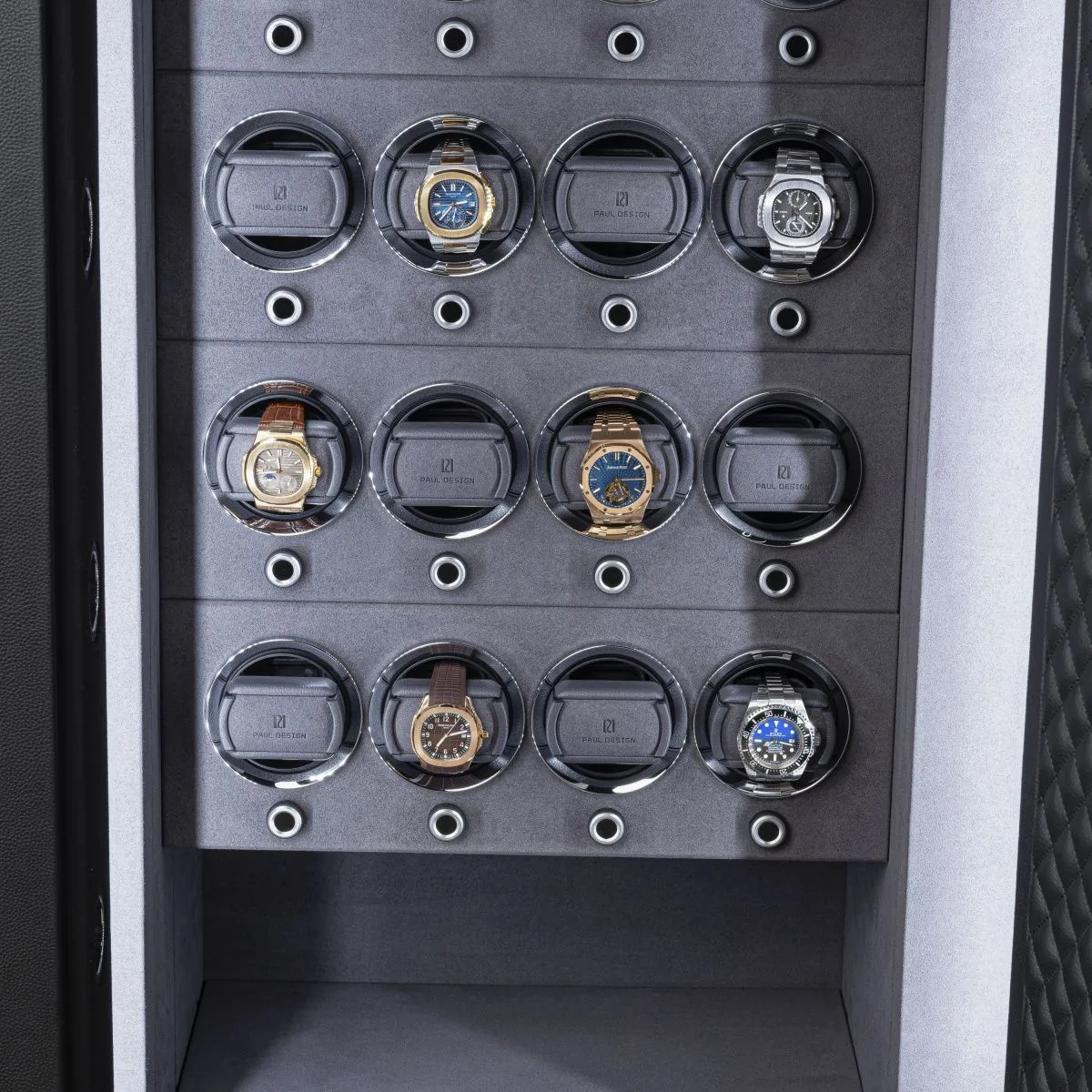 Сейф для автоподзавода и хранения часов PaulDesign Alliance 100 Black [110218]