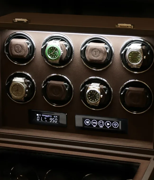 Шкатулка для автоподзавода 8-ми часов BADGE 08BR [441100]