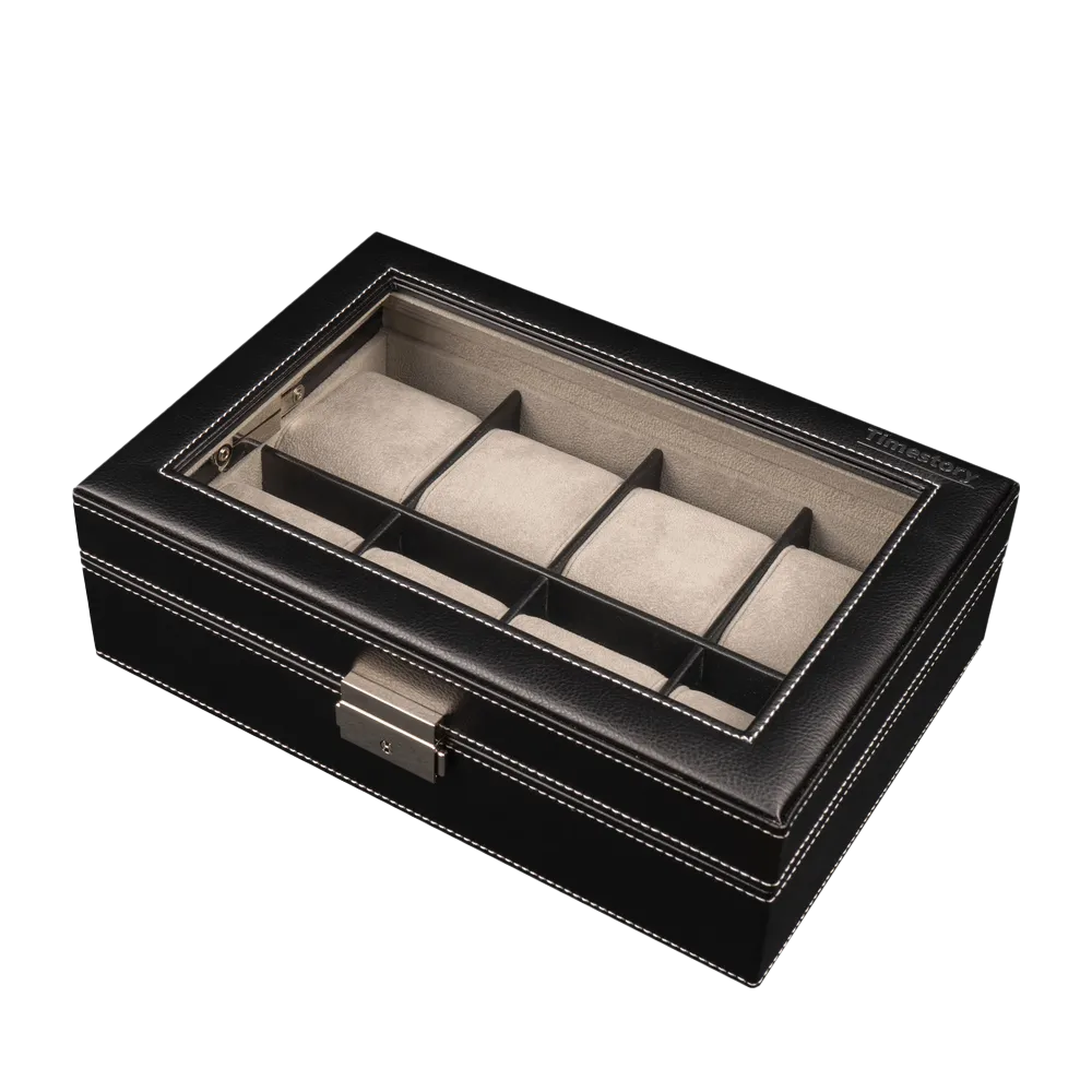Шкатулка для хранения 8-ми часов Leather 08BL [440067]