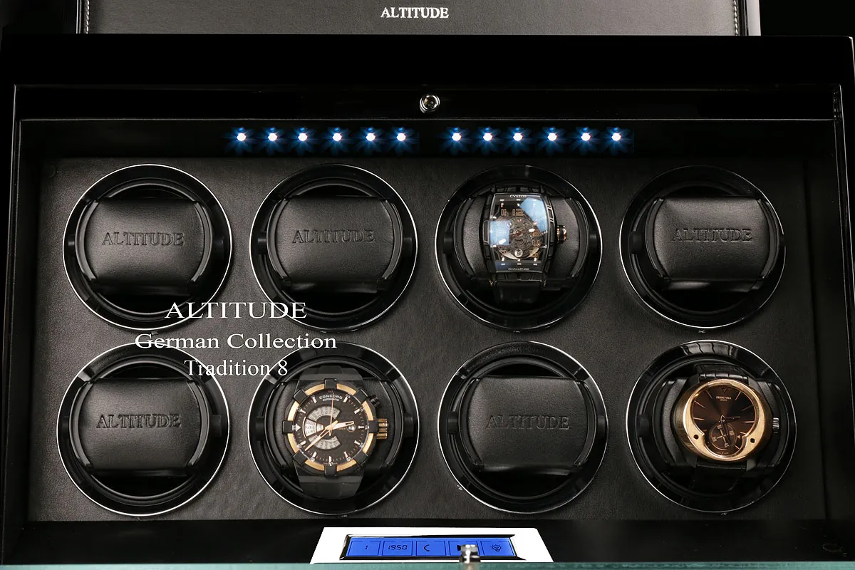 Шкатулка для автоподзавода 8-ми часов TRADITION T8BB [220261]