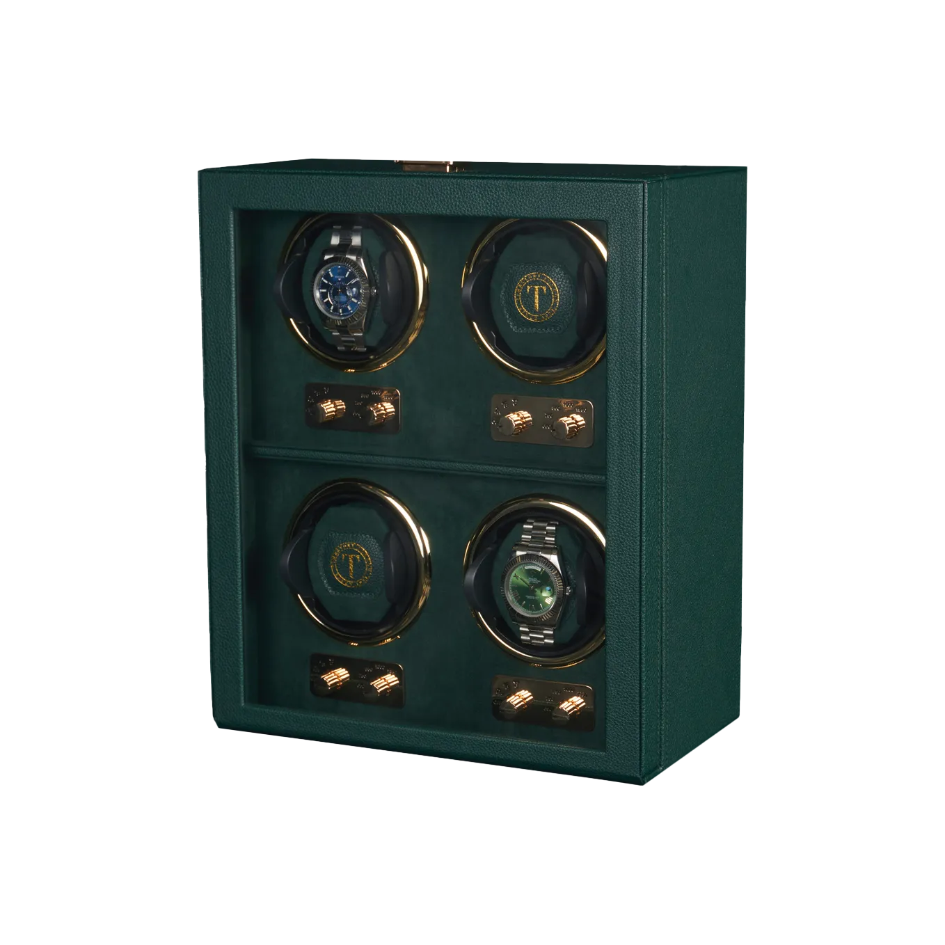 Шкатулка для автоподзавода 4-х часов Badge 04MGR [441179]