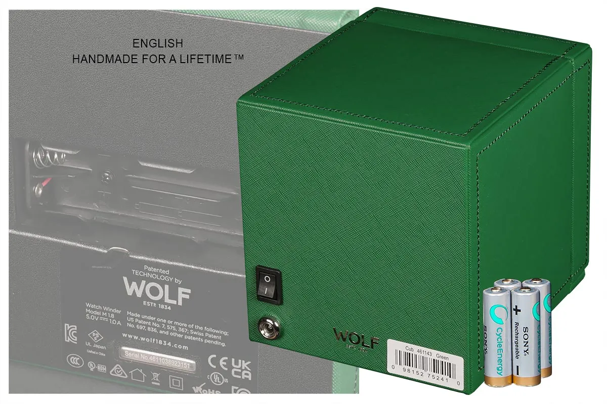 Шкатулка для автоподзавода 1-х часов Wolf 461143 [500061]