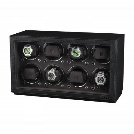 Шкатулка для автоподзавода 8-ми часов Superior 8 BK [110210]