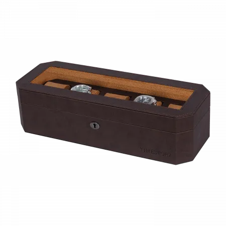 Шкатулка для хранения 5-ти часов Badge Box 05BR [441199]