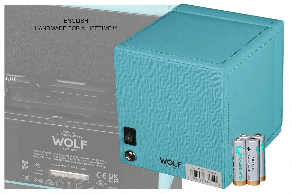 Шкатулка для автоподзавода 1-х часов Wolf 461124 [500056]