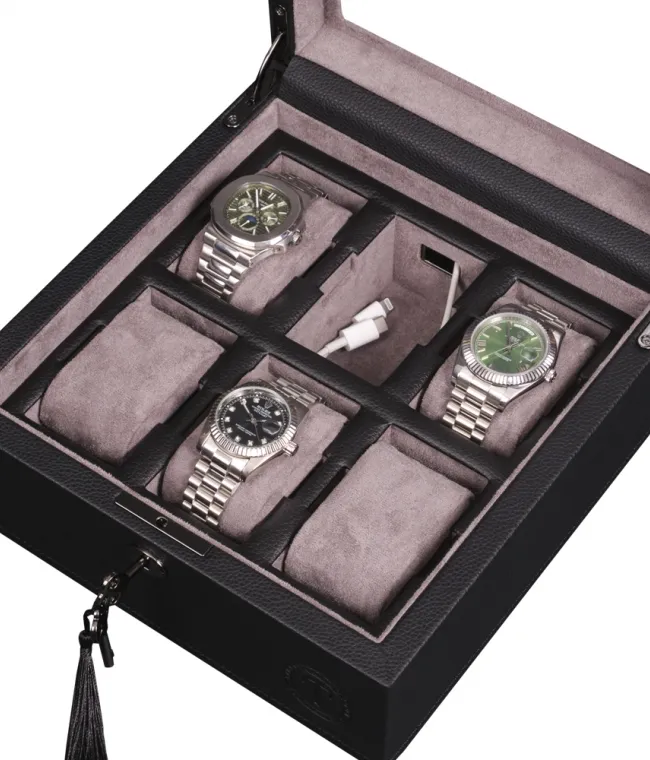 Шкатулка для хранения 6-ти часов BADGE BOX 06B [441069]