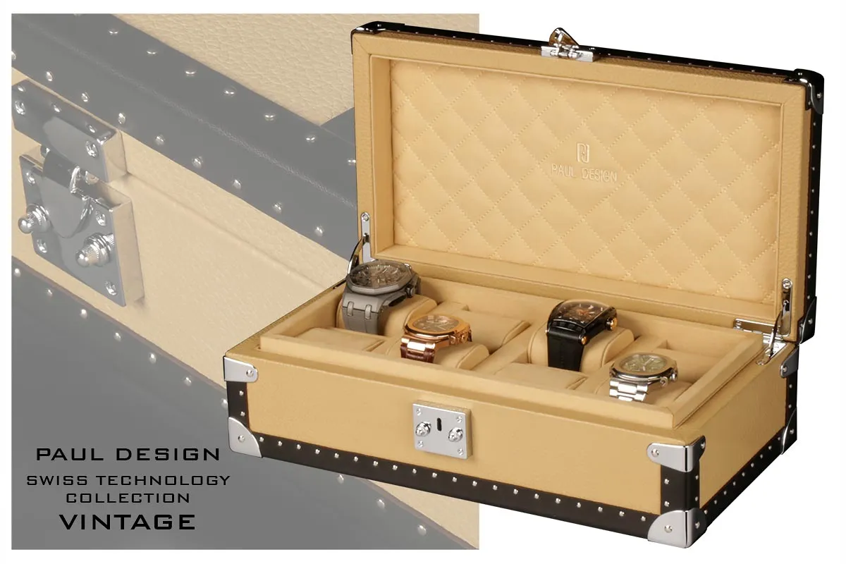 Шкатулка для хранения 8-ми часов Vintage Box 8 W [110131]