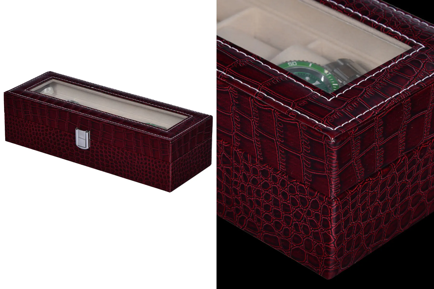 Шкатулка для хранения 6-ти часов Eco 06 RED [410021]