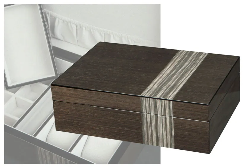 Шкатулка для украшений и 4-х часов Duncan 4 WH-3942 [390127]