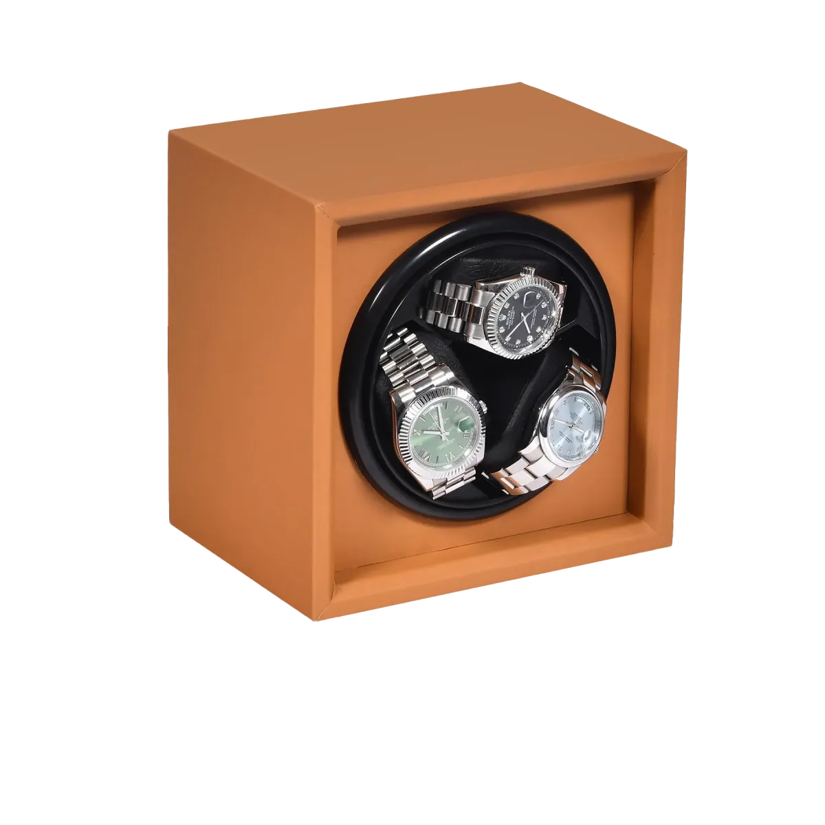 Шкатулка для автоподзавода 3-х часов KD-100Brown [510076]