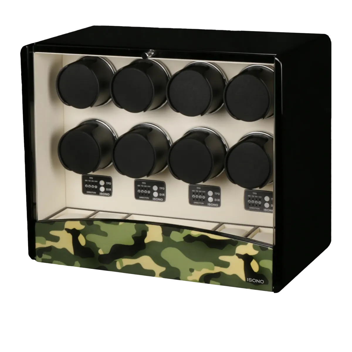 Шкатулка для автоподзавода 8-ми часов O8-CAMO-WHITE [380020]