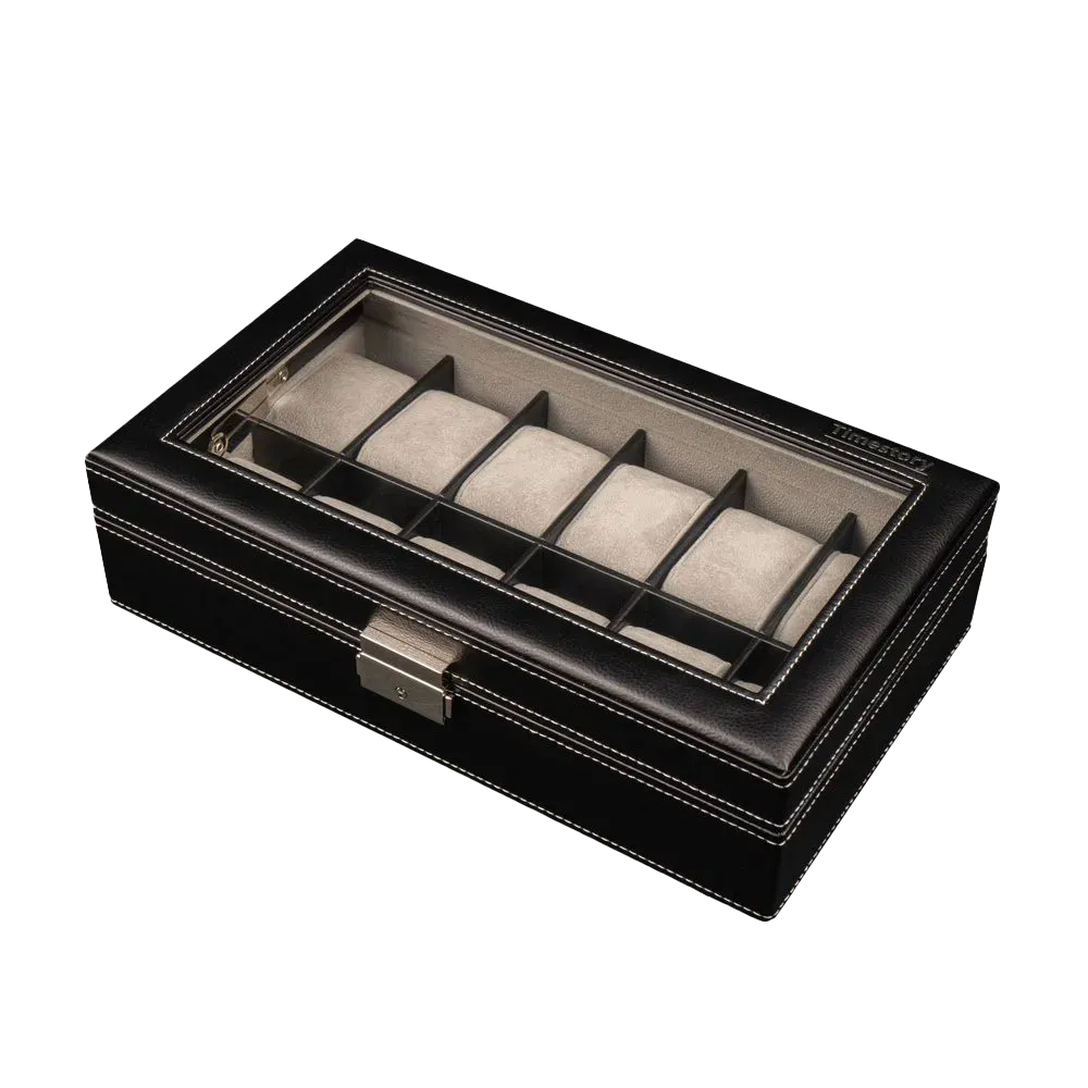 Шкатулка для хранения 12-ти часов Leather 012BL [440062]