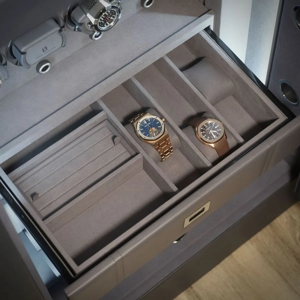 Сейф для автоподзавода и хранения часов PaulDesign Alliance 100 BLU [110172]