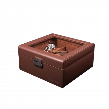 Шкатулка для хранения 6-ти часов Leather 06MBR [441196]