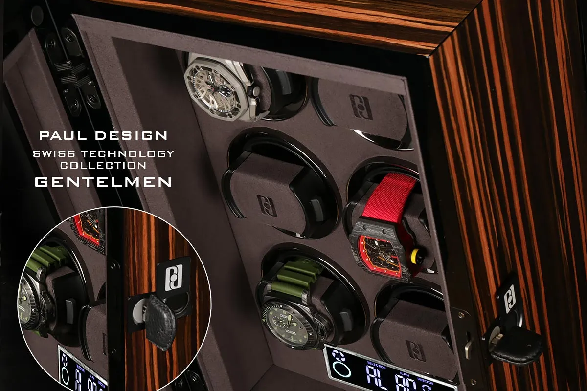 Шкатулка для автоподзавода 6-ти часов Gentlemen 6 MAC-N [110033]