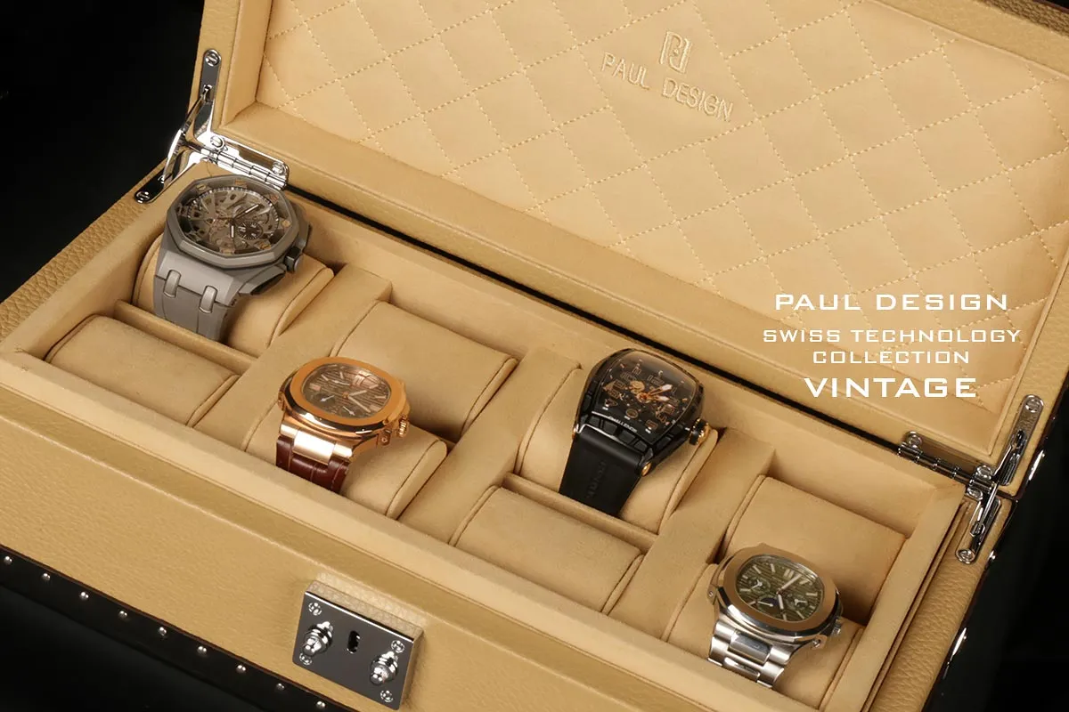 Шкатулка для хранения 8-ми часов Vintage Box 8 W [110131]