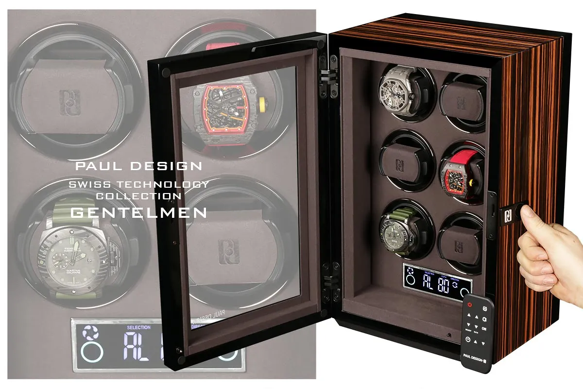 Шкатулка для автоподзавода 6-ти часов Gentlemen 6 MAC-N [110033]