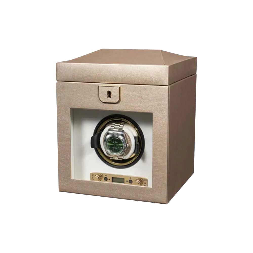 Шкатулка для автоподзавода 1-х часов BADGE 01S-W [441004]
