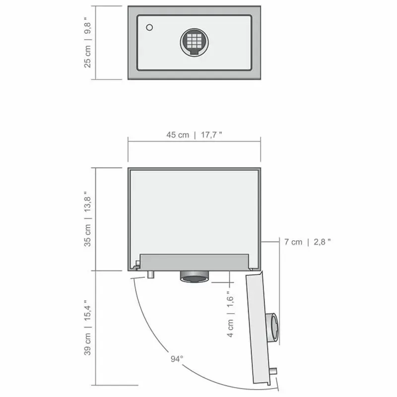 Сейф для хранения Stockinger HOTEL SAFE [470004]