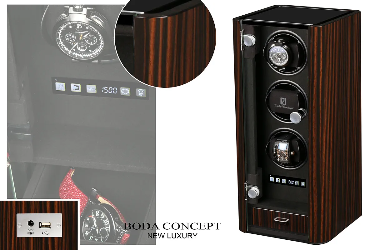 Шкатулка для автоподзавода 3-х часов C3MAC [330011]