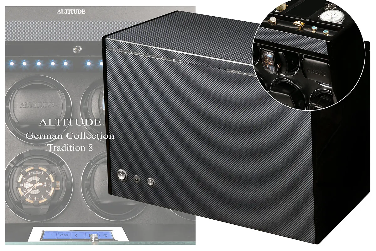 Шкатулка для автоподзавода 8-ми часов TRADITION T8TB [220263]