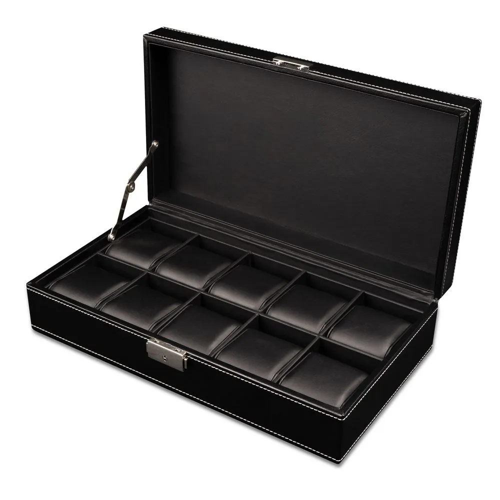 Шкатулка для хранения 10-ти часов Leather 010BK [440066]