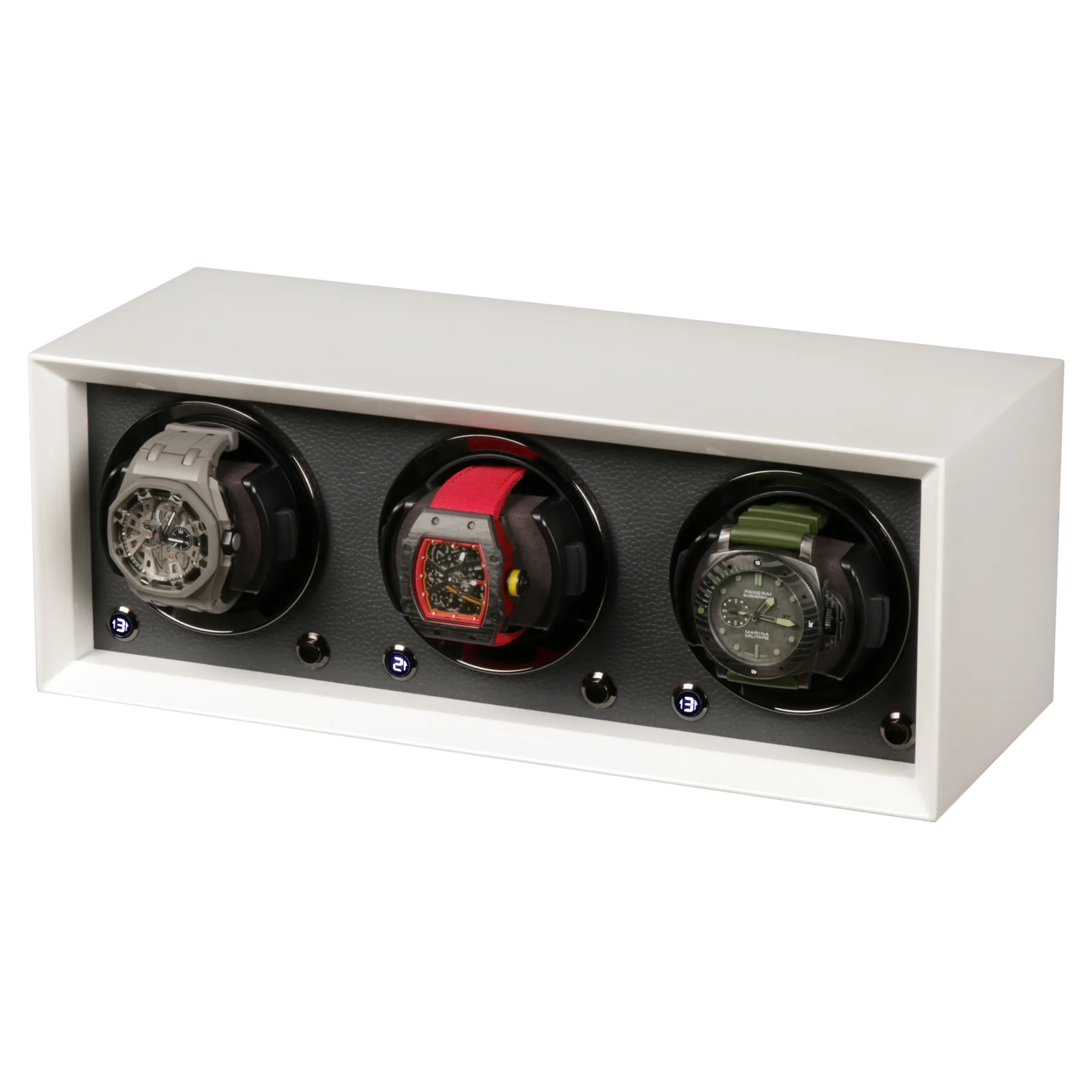 Шкатулка для автоподзавода 3-х часов Petite 3 W [110072]