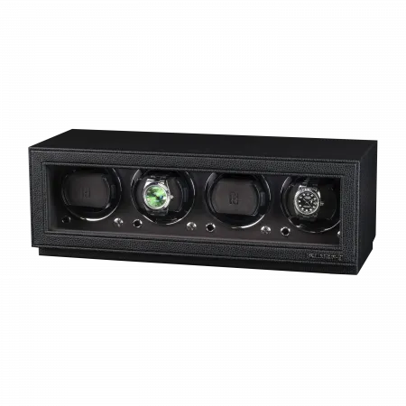 Шкатулка для автоподзавода 4-х часов Superior 4 BK L [110205]