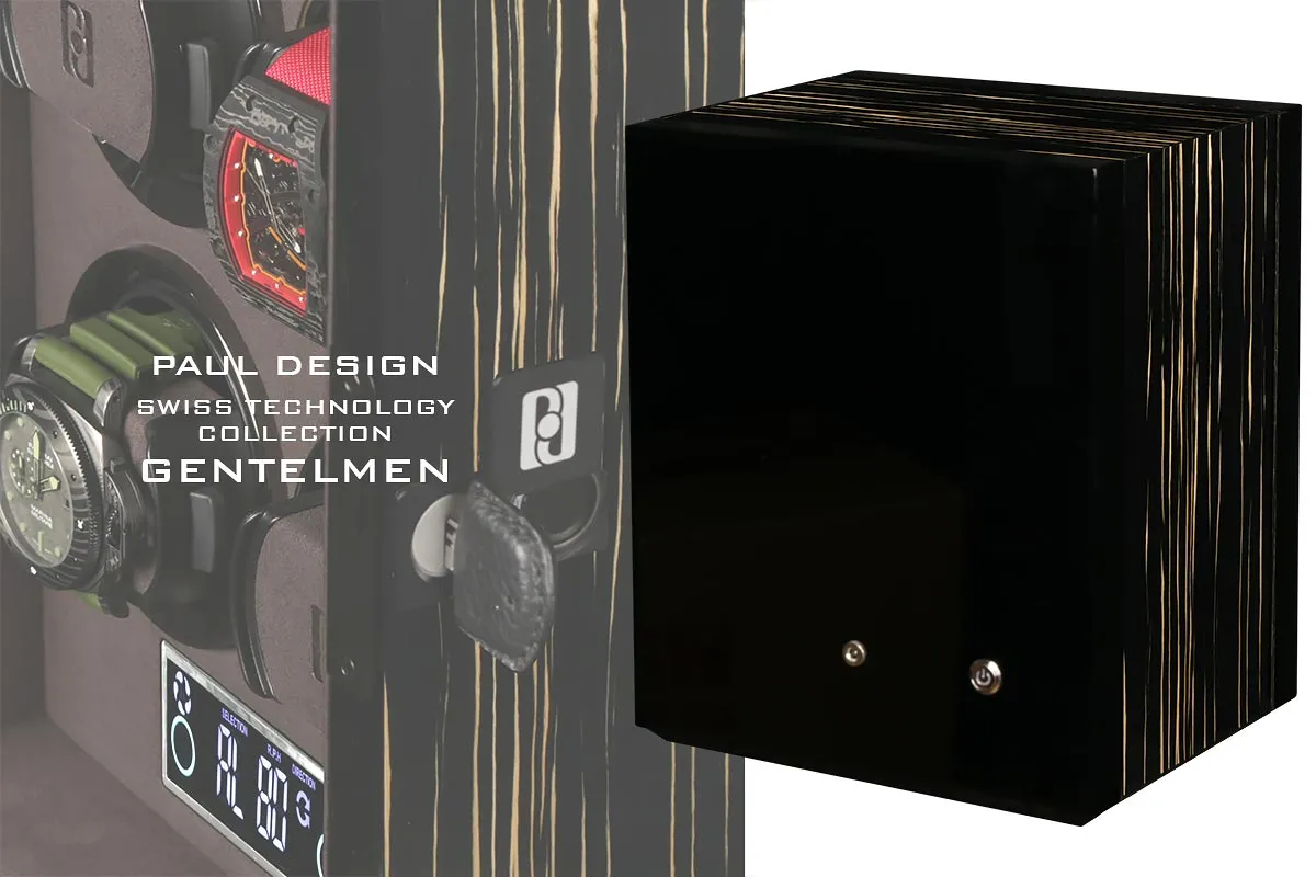 Шкатулка для автоподзавода 4-x часов Gentlemen 4 BS-N [110026]