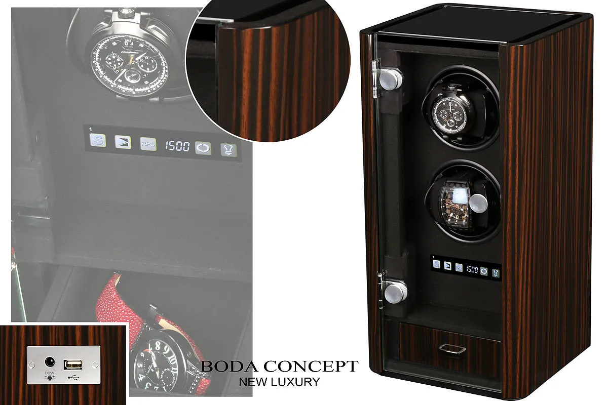 Шкатулка для автоподзавода 2-х часов C2MAC [330008]