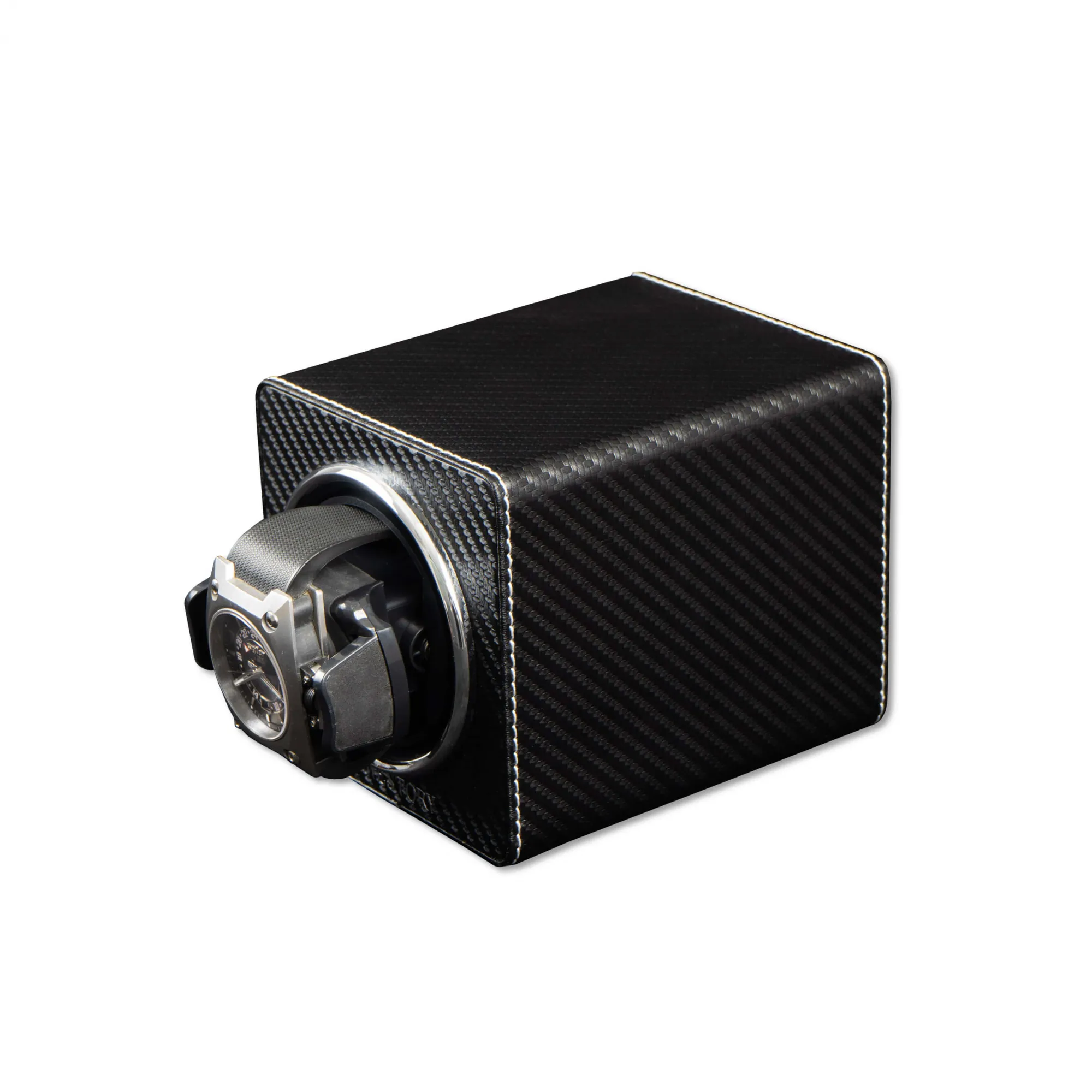 Шкатулка для автоподзавода 1-х часов MAINTAIN 01CUBE-CF [440208]